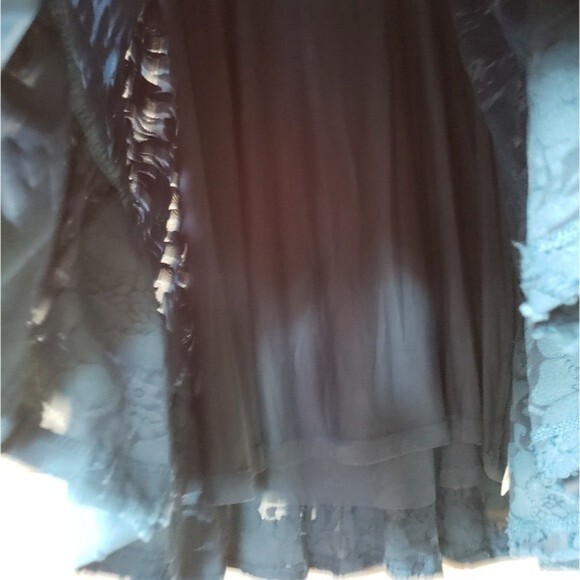 Anthropologie Ruffle Stretchy Knit Mini Dress - Picture 9 of 14